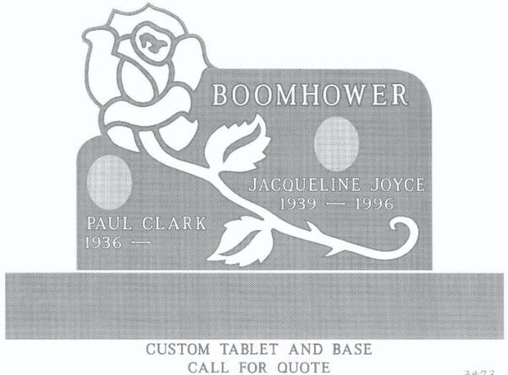 headstone design example