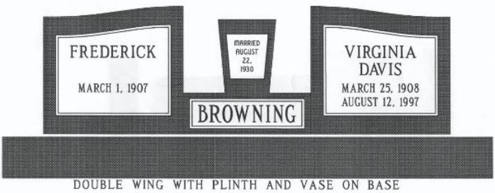 headstone design example