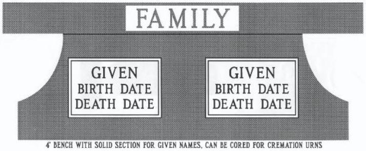 headstone design example