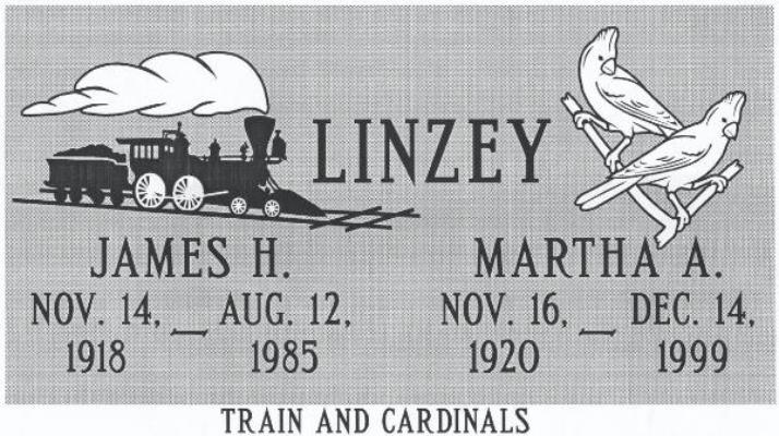 headstone design example
