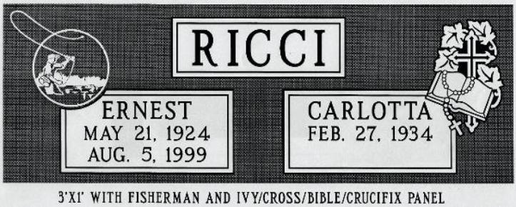 headstone design example