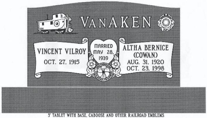 headstone design example