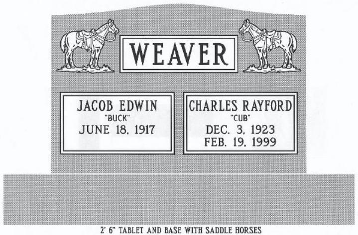 headstone design example