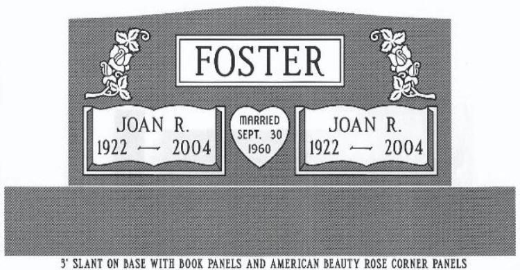 headstone design example