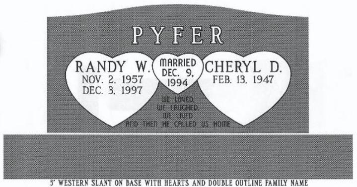 headstone design example