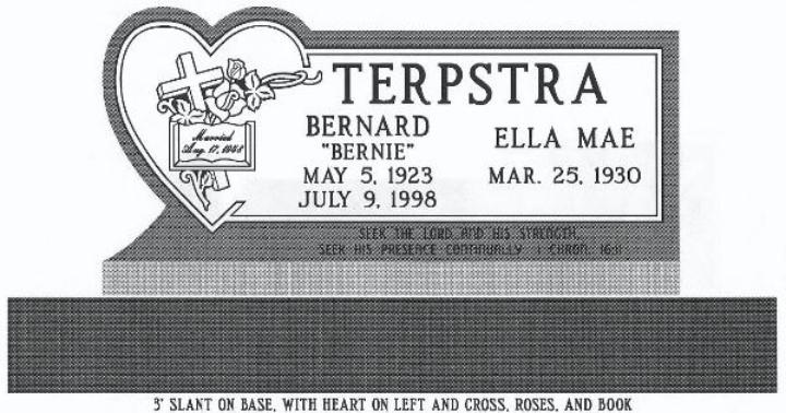 headstone design example