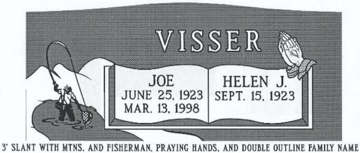 headstone design example
