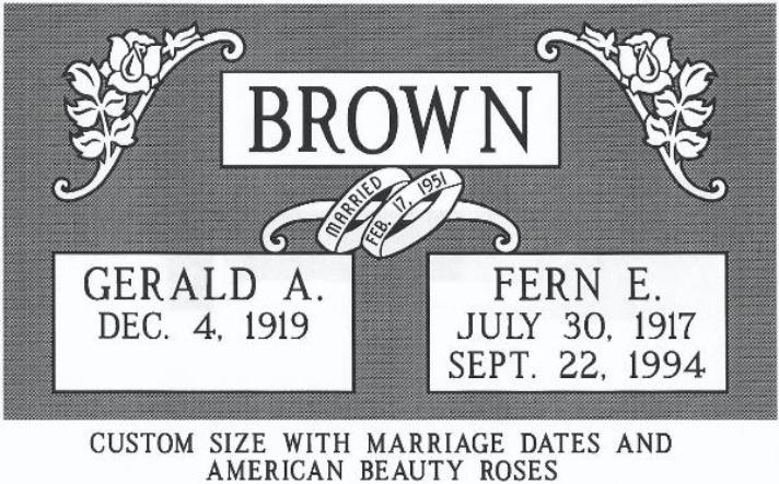 headstone design example