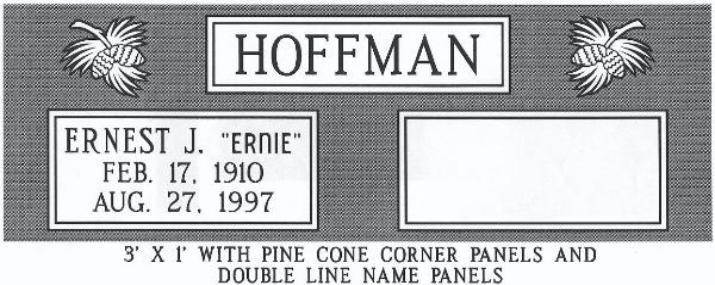headstone design example