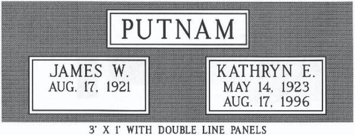 headstone design example