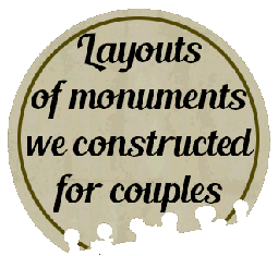 link to our gallery of monuments done for a couple